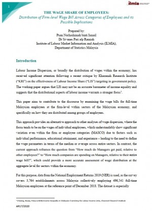 Article: The Wage Share of Employees: Distribution of Firm-level Wage Bill Across Categories of Employees and its Possible Implications