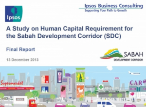 A Study on Human Capital Requirement for the Sabah Development Corridor (SDC)