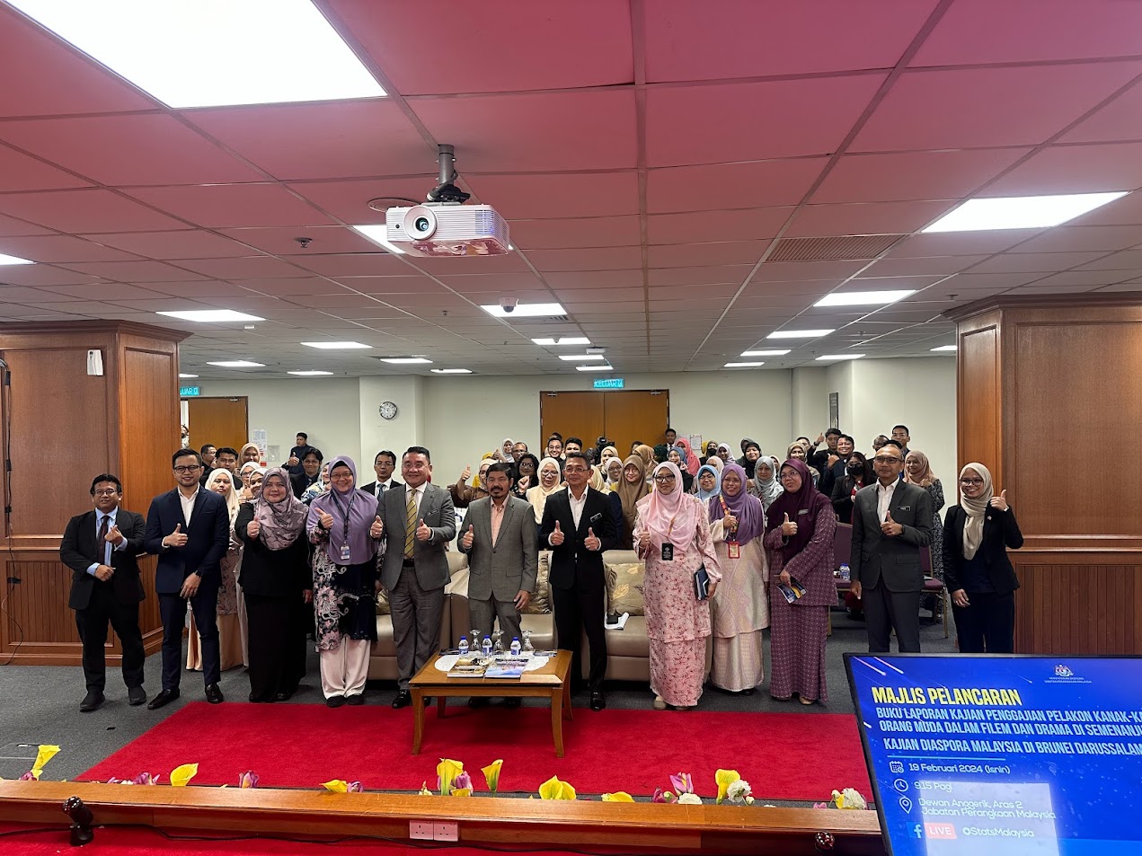 Majlis Pelancaran Buku Laporan Kajian CYP dan Diaspora Brunei