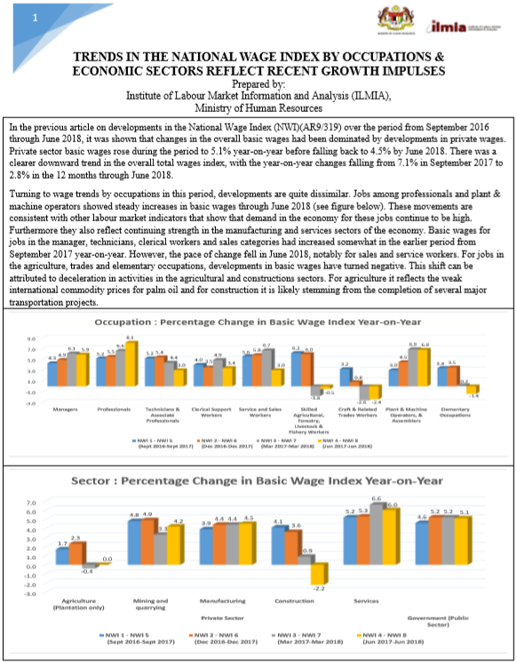 Article: Trends in the National Wage Index By Occupations & Economic Sectors Reflect Recent Growth Impulses