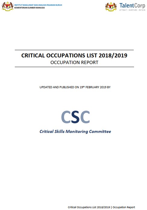 Critical Occupations List Report 2018/2019